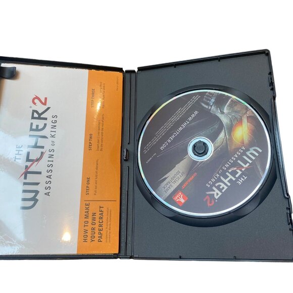 THE WITCHER 2: ASSASSINS OF KINGS WINDOWS PC Video Game w Guide DVD Video Set - Picture 9 of 11